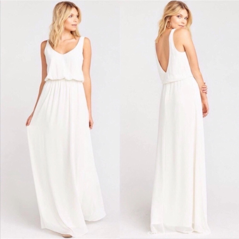 Show Me Your MuMu White Maxi Dress